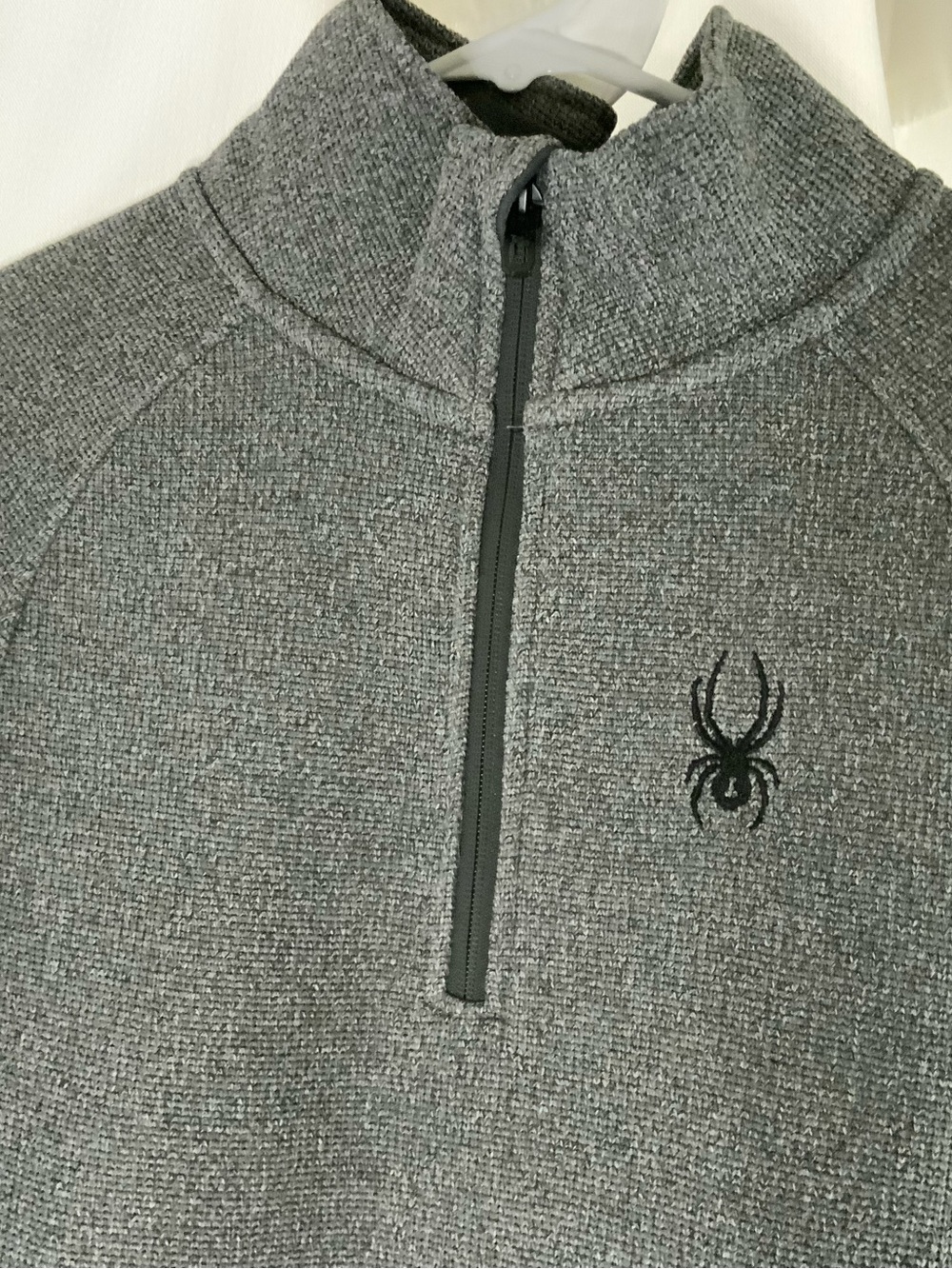 Spyder Women's Gray & Black Half-Zip Performance Pullover - Picture 4 of 8